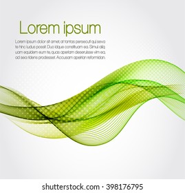 Abstract background with color waves