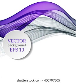 Abstract background with color waves