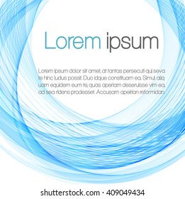 Abstract background with color waves