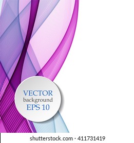 Abstract background with color waves