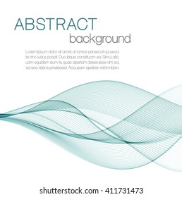 Abstract background with color waves