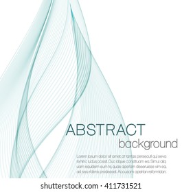 Abstract background with color waves