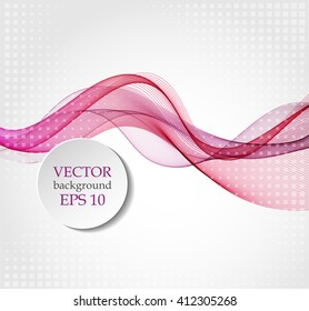 Abstract background with color waves