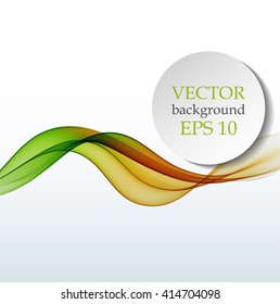 Abstract background with color waves