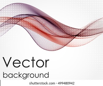 Abstract background with color waves