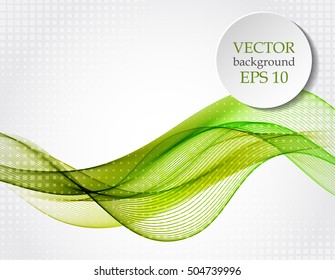 Abstract background with color waves