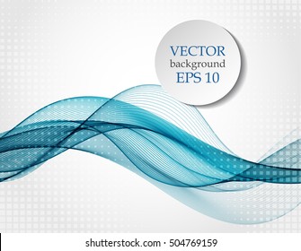 Abstract background with color waves