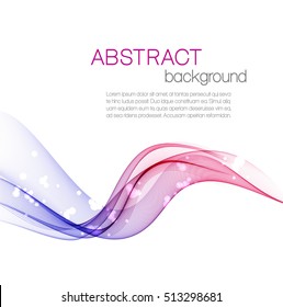 Abstract background with color waves