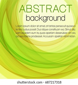 Abstract background with color waves