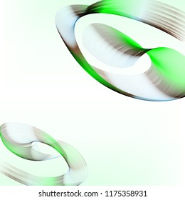 Abstract background with color waves, bright color wave design element