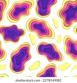 Abstract background with color waves, paper art illustration with liquid figures. Dynamic color shapes. Vector design layout for banners presentations, business flyers, posters and invitations