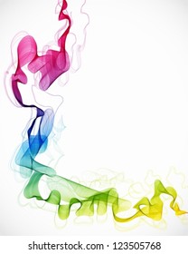 Abstract background with color wave,vector illustration
