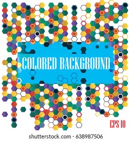 abstract background of colore