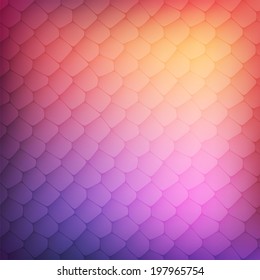 Abstract background of colored cells, vector illustration for your business artwork