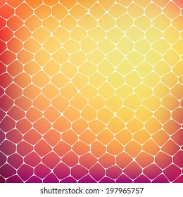 Abstract background of colored cells, vector illustration for your business artwork