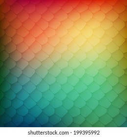 Abstract background of colored cells, vector illustration for your business artwork