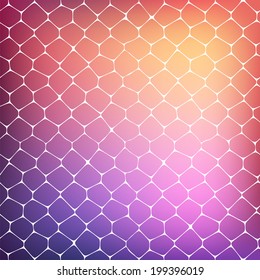 Abstract background of colored cells, vector illustration for your business artwork