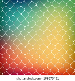 Abstract background of colored cells, vector illustration for your business artwork
