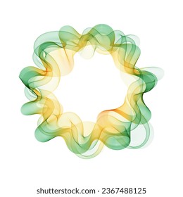 Abstract background with a colored circle. Colored circular swirl lines. eps 10