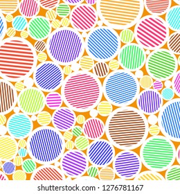Abstract background from colored circles
