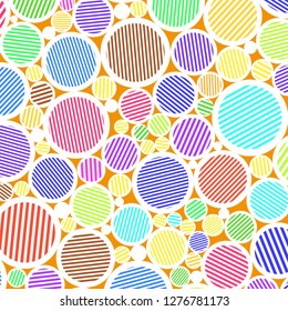 Abstract background from colored circles