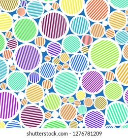 Abstract background from colored circles