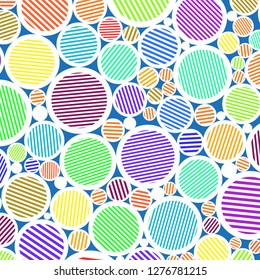 Abstract background from colored circles
