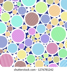 Abstract background from colored circles