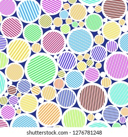 Abstract background from colored circles