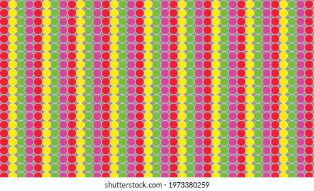 Abstract background of colored circles