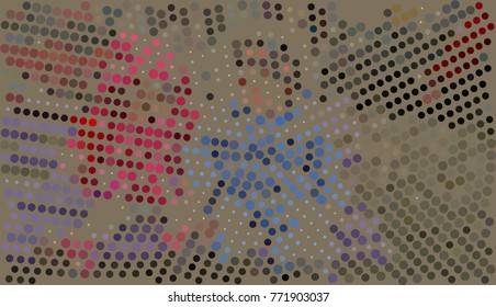 Abstract background, colored circles
