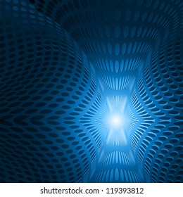 Abstract background of colored circles make waves vector illustrations.