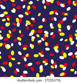 Abstract background with colored circles. Seamless pattern