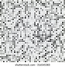 Abstract background with colored circles. Vector texture