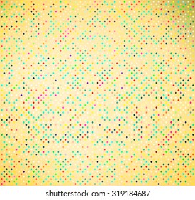 Abstract background with colored circles. Vector texture