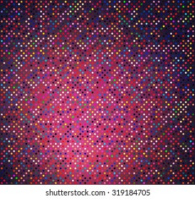 Abstract background with colored circles. Vector texture