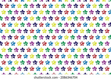 Fondo abstracto de las estrellas de confeti de colores, elemento de diseño de afiches