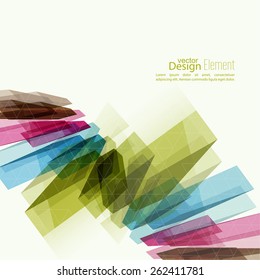 Abstract background with colored crystals, trellis structure. 