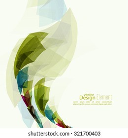Abstract background with colored crystals, trellis structure.