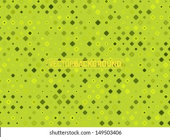 abstract background with colored dots and squares