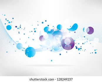 Abstract  background with colored elements