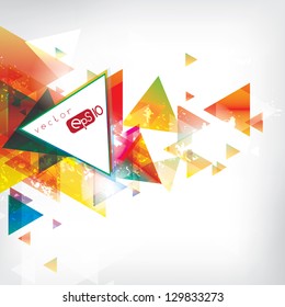 abstract background with colored elements