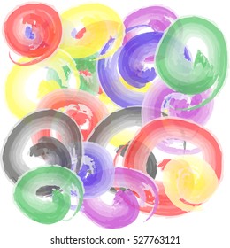 abstract background with colored elements