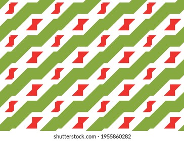 Abstract background with colored geometric elements.