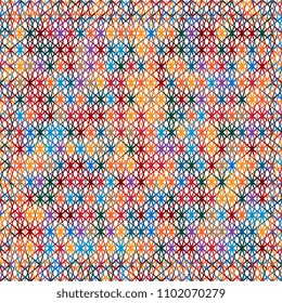 Abstract background with colored geometric shapes. Geometric mosaic. Vector illustration