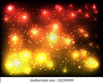 Abstract background with colored lights