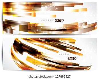 Abstract Background with colored lines