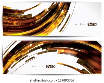 Abstract Background with colored lines