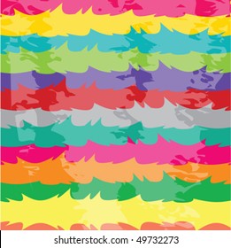 Abstract background with colored lines, fur effect