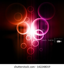 Abstract background with colored lines and geometric elements